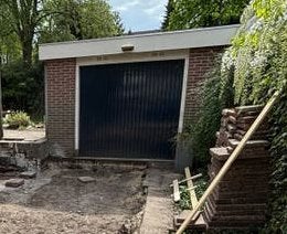 Hormann Garagedeur 220x235 cm, Ophalen, Gebruikt, Garagedeur, 120 cm of meer