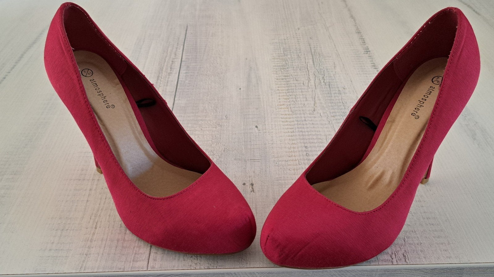 Atmosphere, donker fuchsia, mt 40, Atmosphere, Verzenden, Zo goed als nieuw, Schoenen met hoge hakken