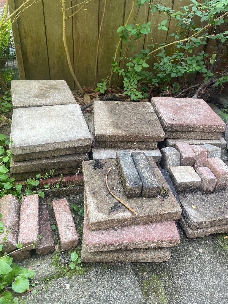 Tuin tegel - gratis ophalen in Gouda, Ophalen, Overige materialen, Gebruikt, 20 tot 40 cm
