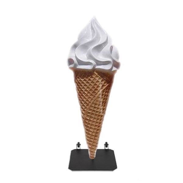 Softijsje 180 cm - polyester soft ijsje verrijdbaar, Ophalen, HorecaBeelden, Overige typen, Nieuw