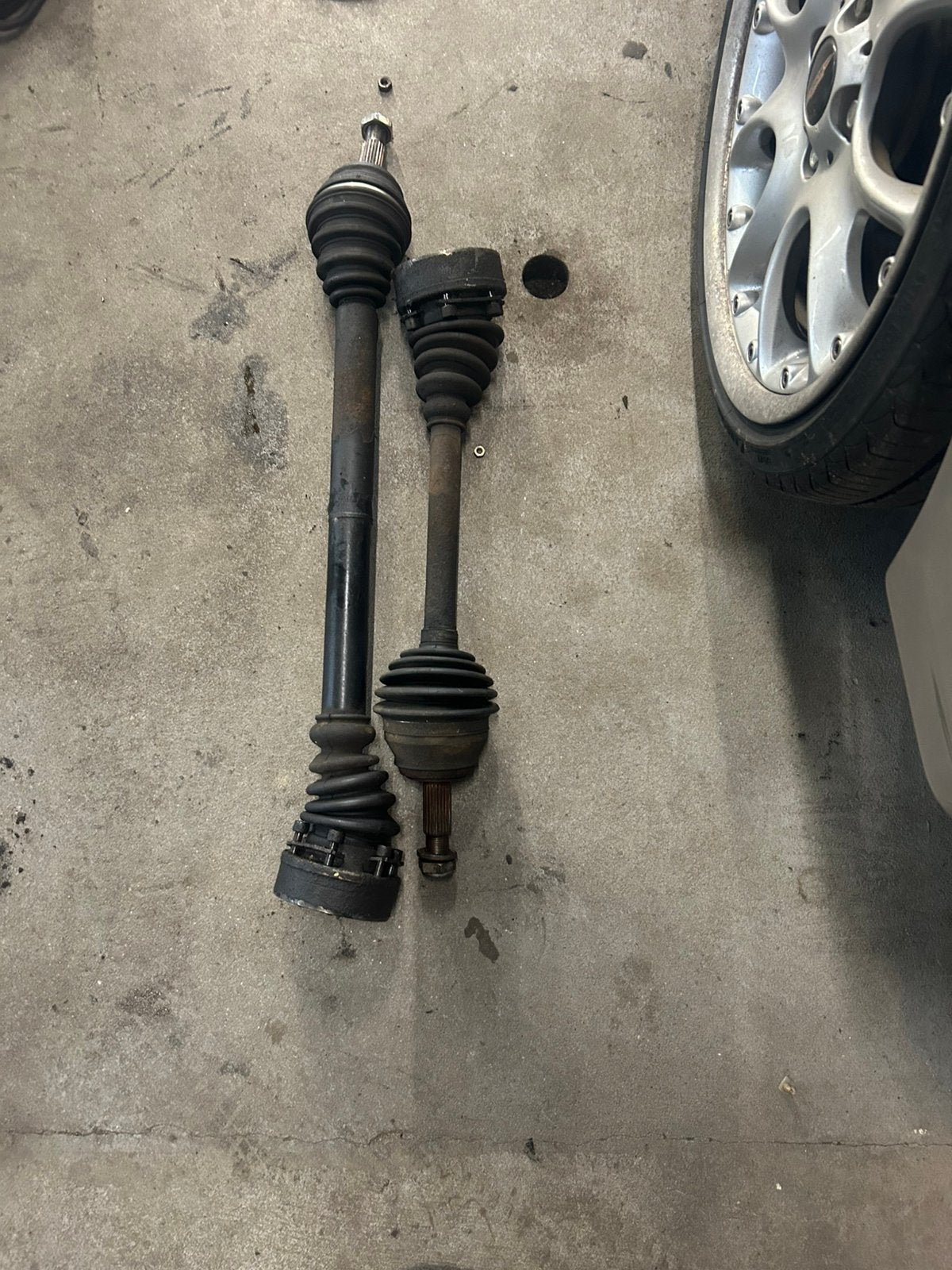 Golf 1 aandrijfassen 100 mm, Ophalen of Verzenden, Gebruikt, Volkswagen