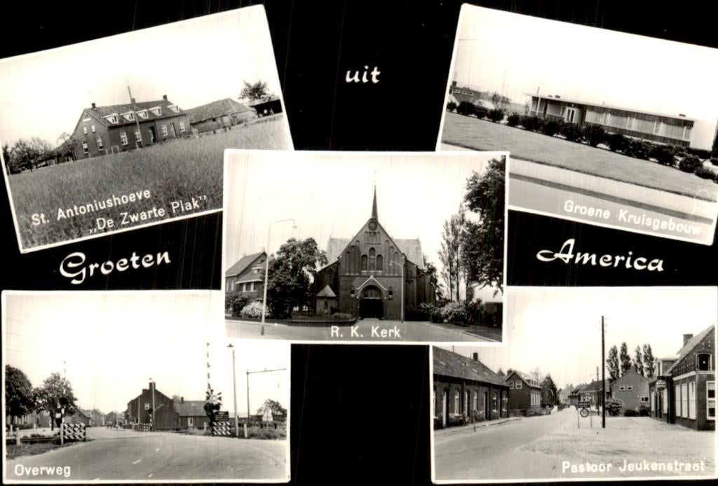 America - R. K. Kerk - Pastoor Jeukenstraat, Ophalen of Verzenden, 1960 tot 1980, Ongelopen, Limburg