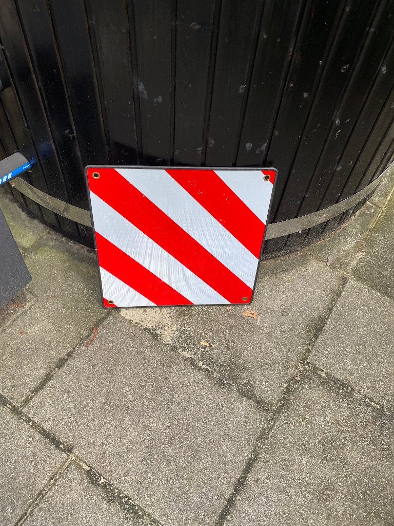 Markeringsbord, Ophalen, Zo goed als nieuw