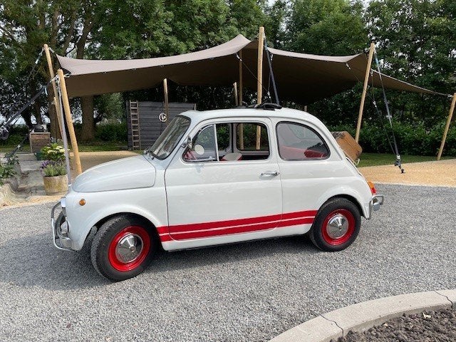 Fiat 500 L 1971 | Recent professioneel getaxeerd op €10.500, Achterwielaandrijving, 250 kg, 514 kg, Wit