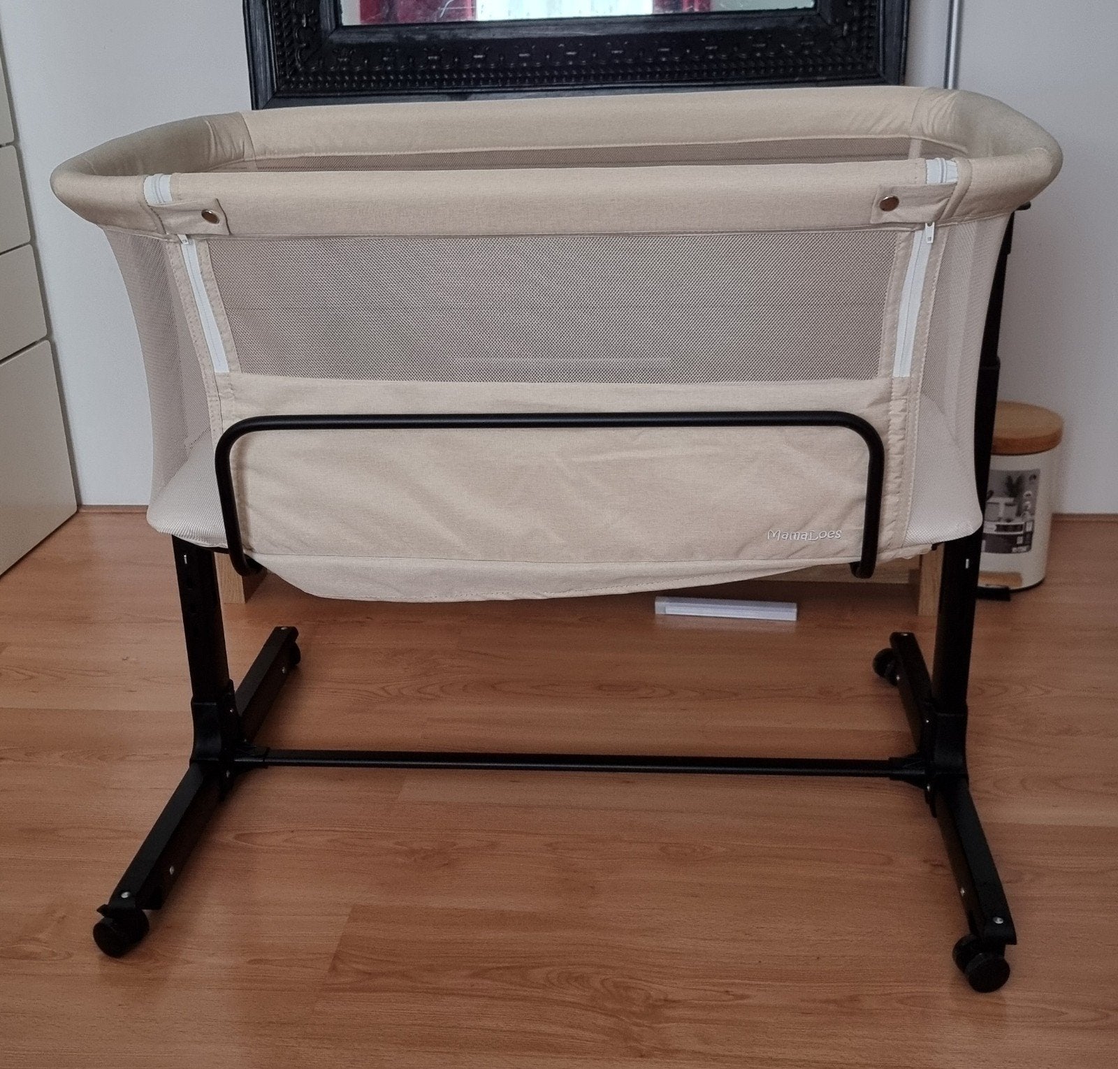 co-sleeper Mamaloes Noé : €30 + gratis wikkeldeken, Ophalen, Gebruikt, Wieg