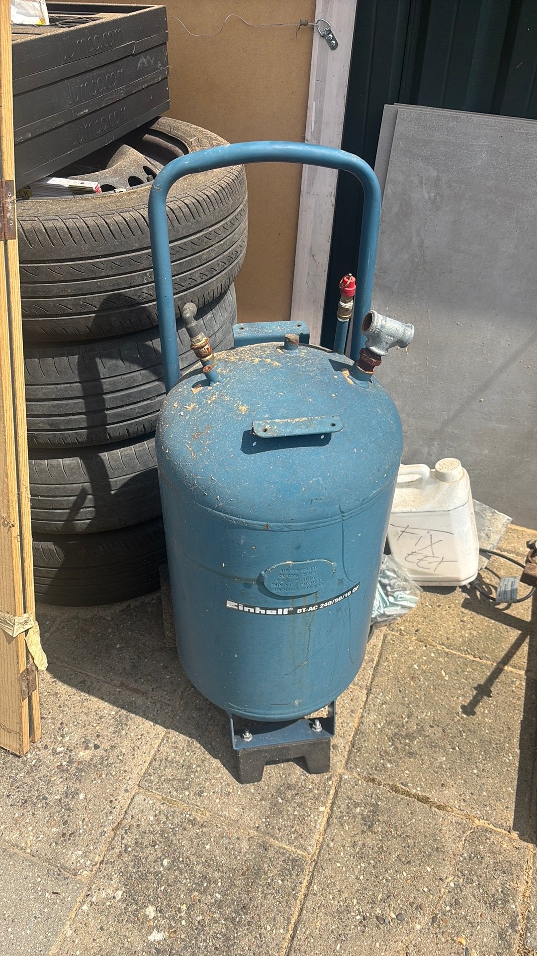 Extra luchttank 50l, Minder dan 75 liter, Ophalen of Verzenden, Zo goed als nieuw, Metaal