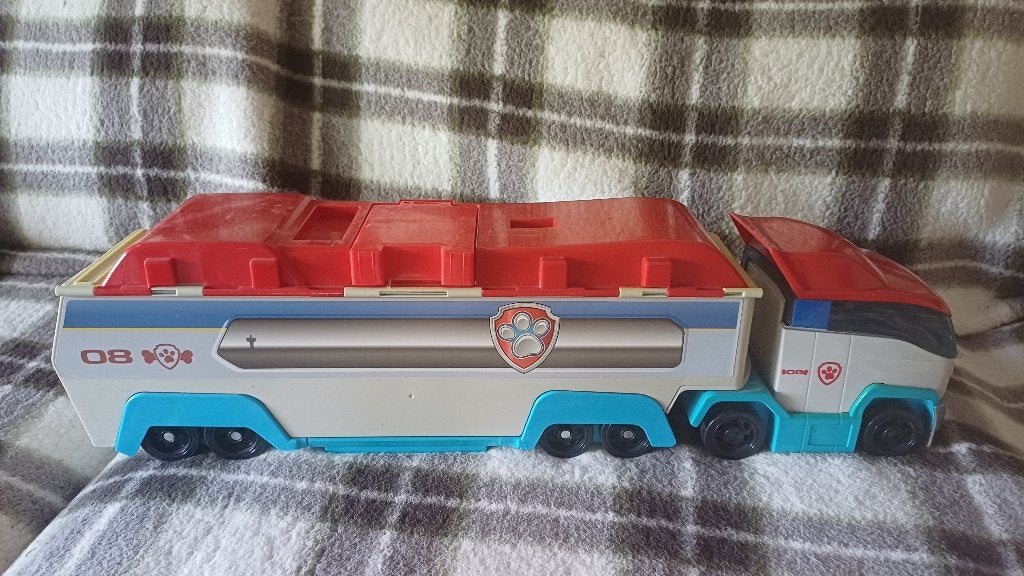 Paw Patrol Launch"N Hull PAW grote vrachtwagen, Ophalen of Verzenden, Zo goed als nieuw, Jongen of Meisje