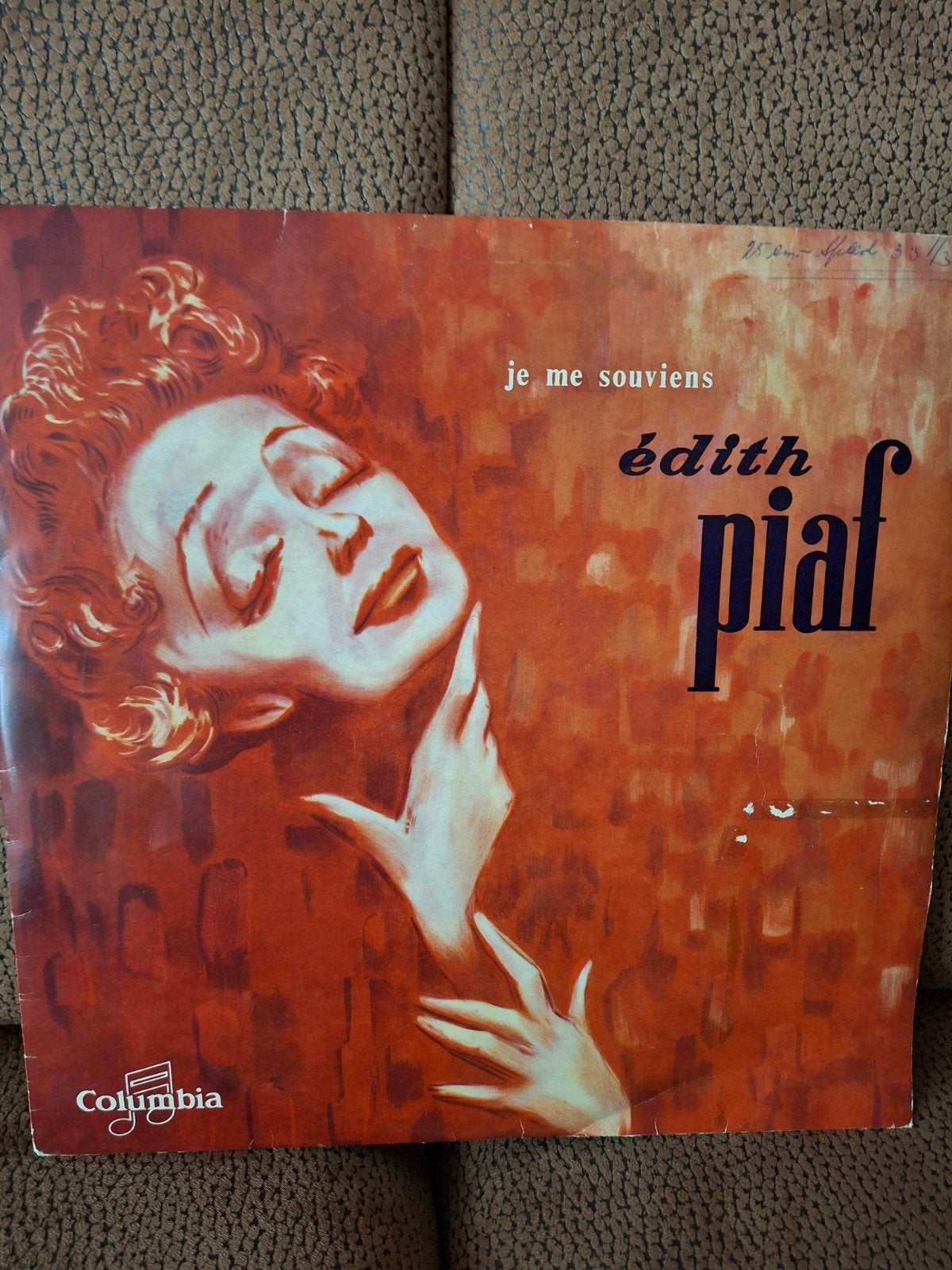 Edith Piaf - Je Me Souviens (Vintage LP), LP, Gebruikt, Overige genres, Ophalen of Verzenden