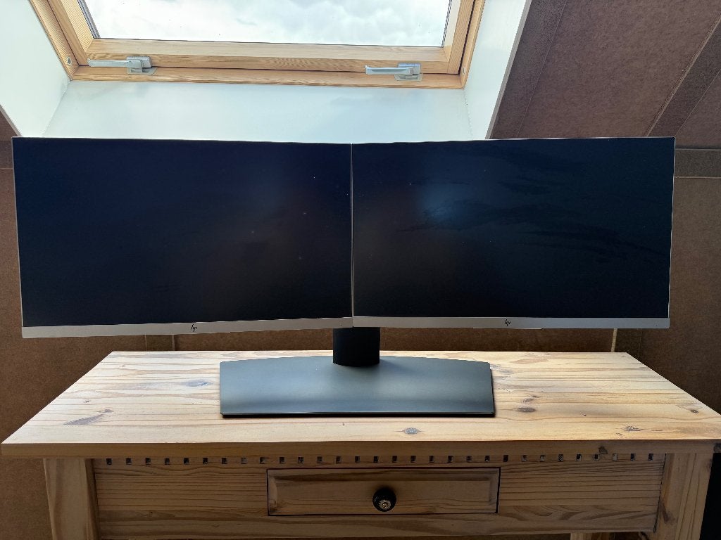Duel HP monitor  |  Docking station  |  HP E243D + E243, Computers en Software, Monitoren, Gebruikt, 60 Hz of minder, DisplayPort