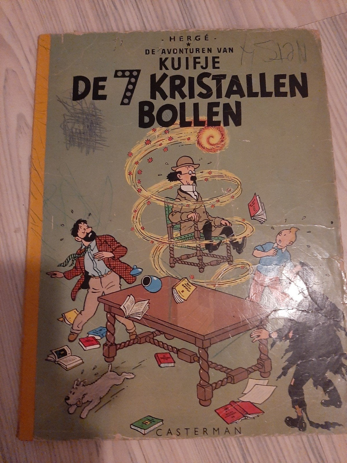 Kuifje: De 7 Kristallen Bollen - Vintage Stripboek, Ophalen of Verzenden
