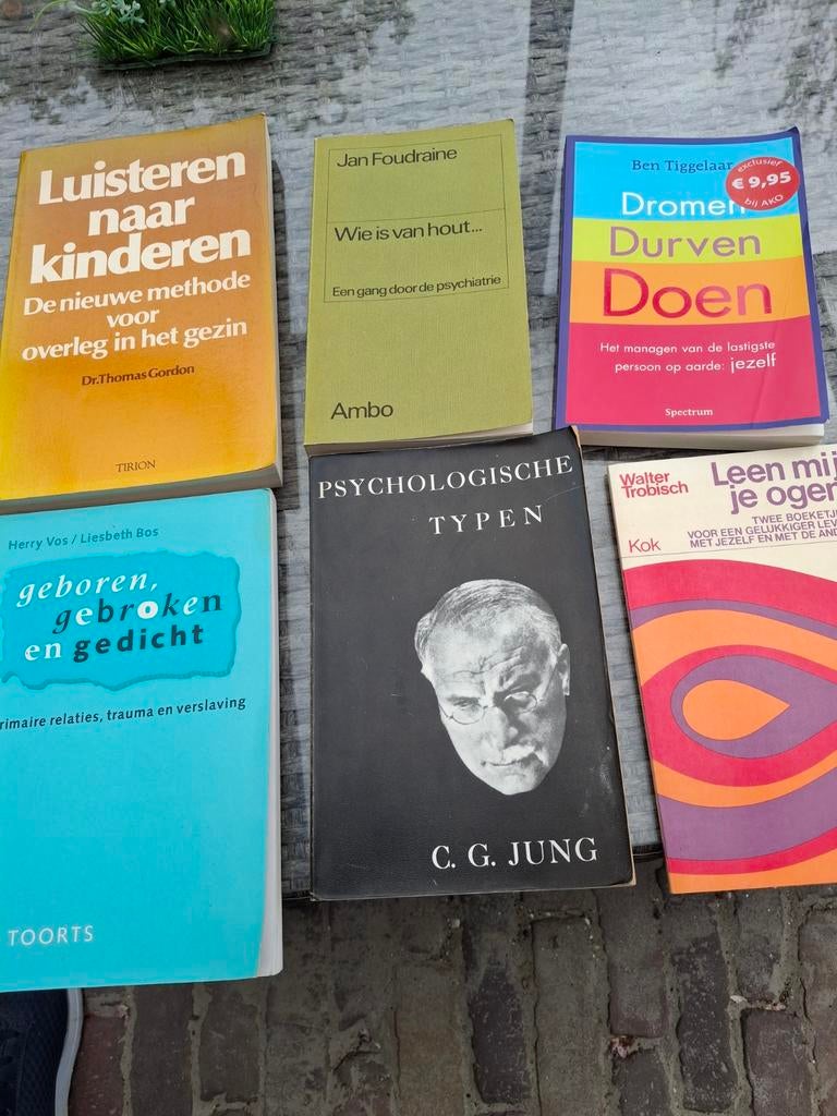 6x psychologische boeken oa Jung, Ophalen of Verzenden, Zo goed als nieuw