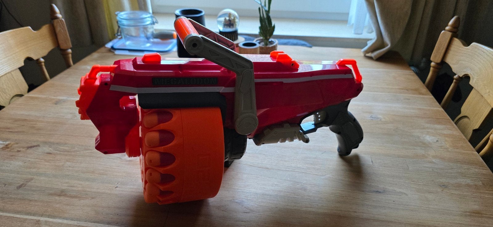 Nerf Megalodon N-Strike Mega Blaster, Ophalen of Verzenden, Zo goed als nieuw