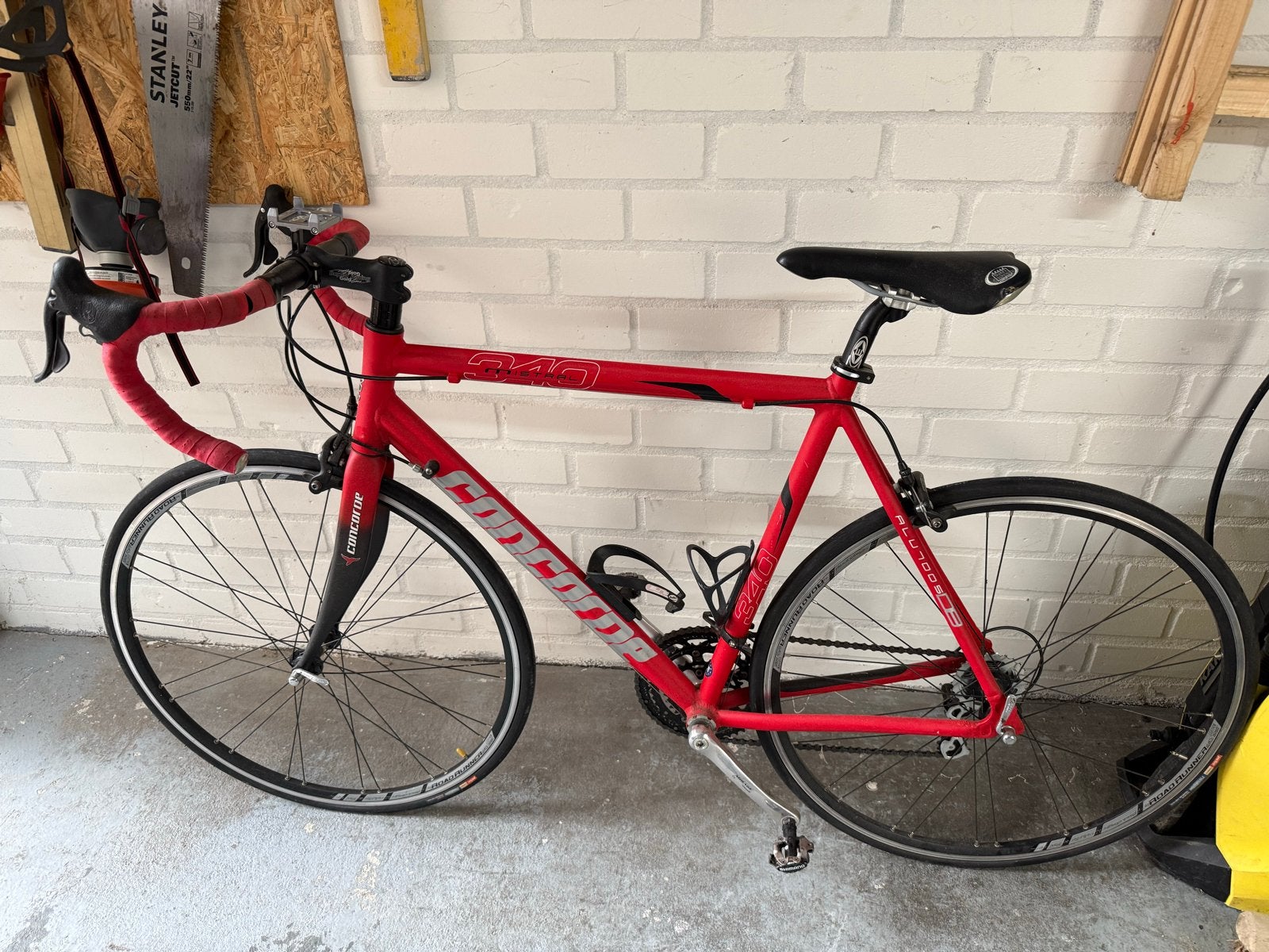 Concorde Racefiets Mistral - Rood, Aluminium Frame, Fietsen en Brommers, Fietsen | Racefietsen, 28 inch, Gebruikt, Aluminium, 15 tot 20 versnellingen
