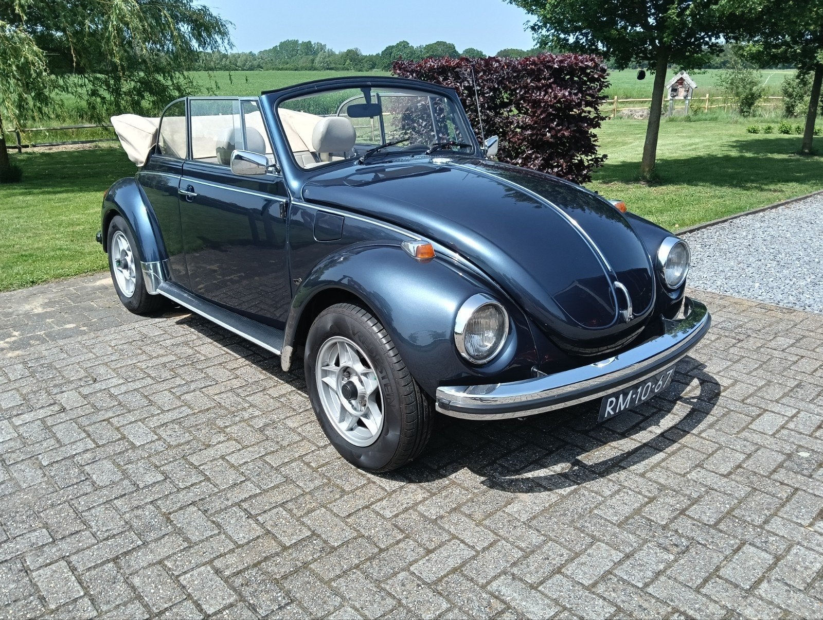 VW Kever Karmann Cabrio 1972, camper of caravan ruil bespr., Cabriolet, 17 km/l, 1570 cc, 650 kg