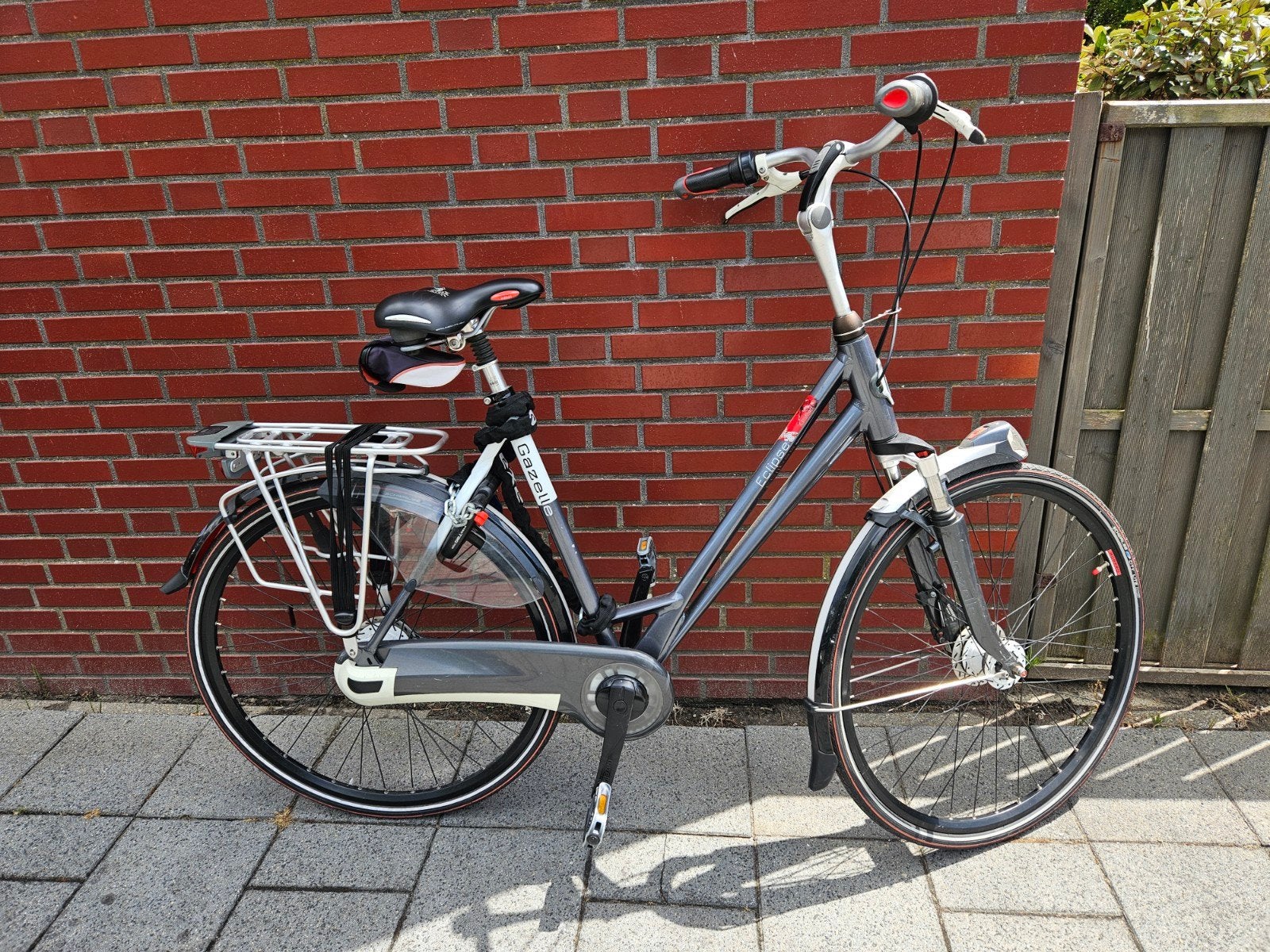 Gazelle Eclipse damesfiets met 8 versnellingen, Velgrem, Versnellingen, Ophalen of Verzenden, Gazelle
