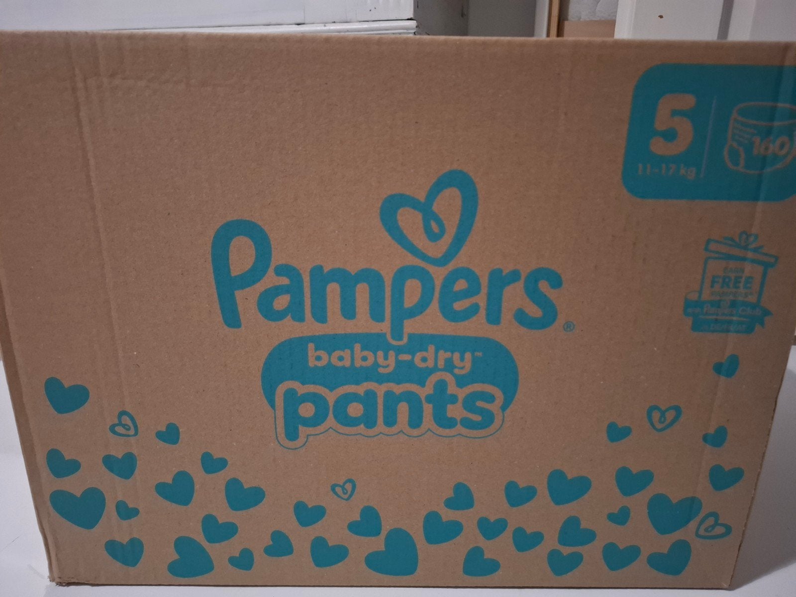 Pampers Baby-Dry Pants Maat 5 (11-17 kg) - 160 luiers, Ophalen, Nieuw