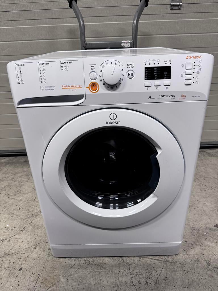 Indesit Wasdroogcombinatie, 6 tot 8 kg, Ophalen of Verzenden, Zo goed als nieuw, 85 tot 90 cm