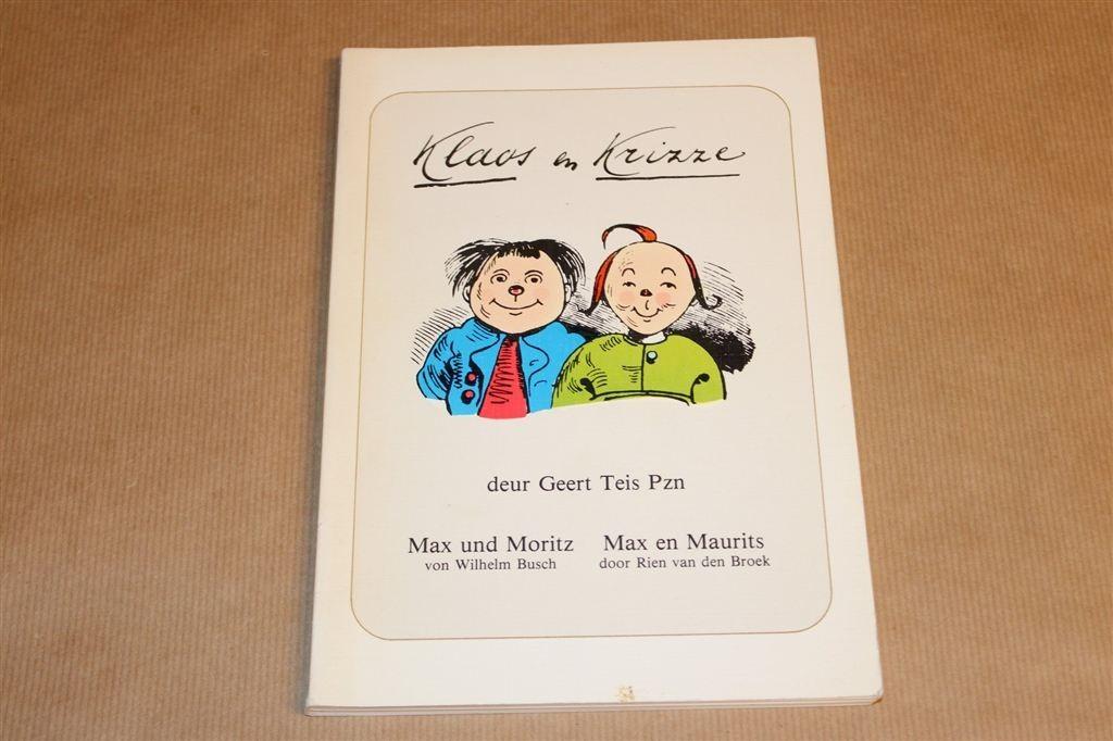 Klaos en Krizze — Groningse Max en Moritz [1865], Boeken, Ophalen of Verzenden, Gelezen