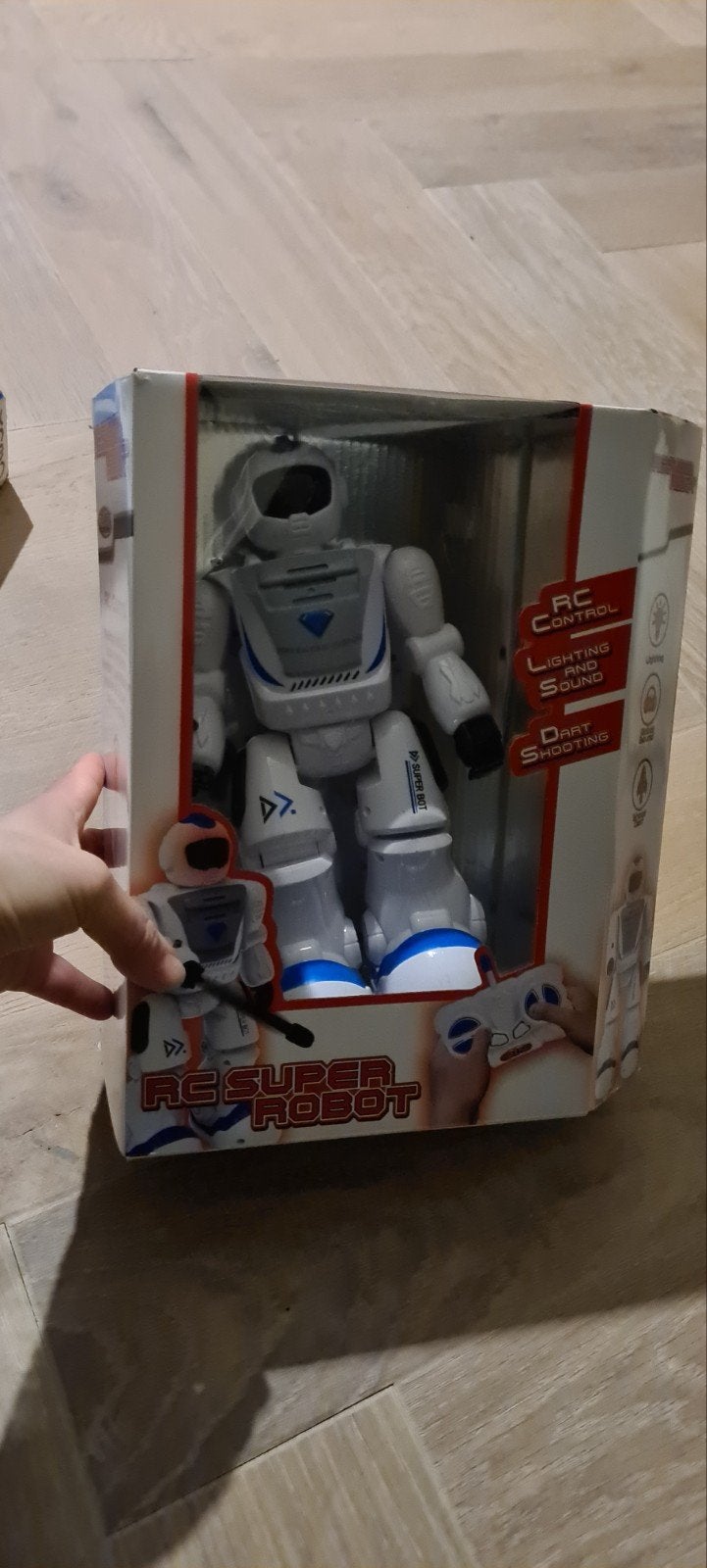RC Super Robot met afstandsbediening, licht en geluid, Ophalen of Verzenden
