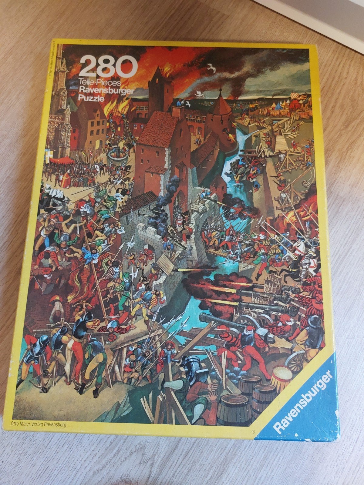Storm over de stad puzzel 280 stukjes, Ophalen of Verzenden, Minder dan 500 stukjes