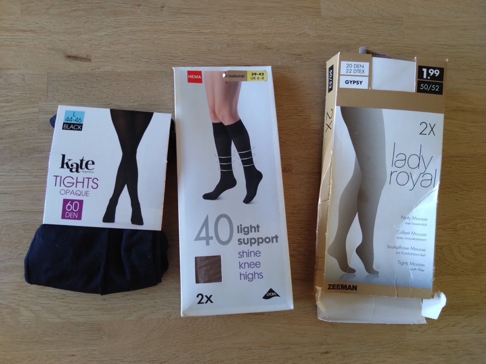 Panty's en kniekousen - Nieuw en Zo goed als nieuw, Zwart, Nieuw, Maat 44/46 (L), Panty