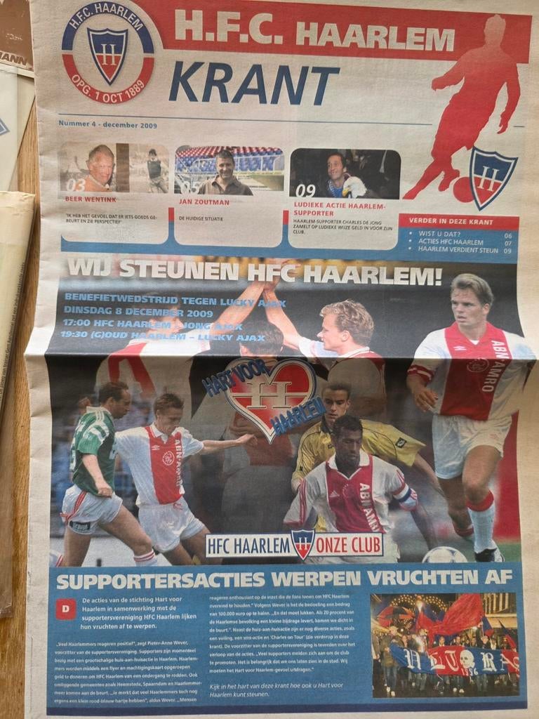 HFC Haarlem krant dec 2009, Verzamelen, Ophalen of Verzenden