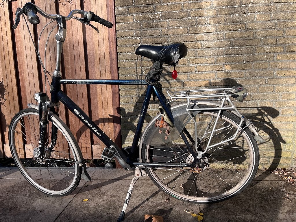 Gazelle Davos herenfiets, Fietsen en Brommers, Fietsen | Heren | Herenfietsen, Ophalen, Gebruikt, Versnellingen, 57 tot 61 cm