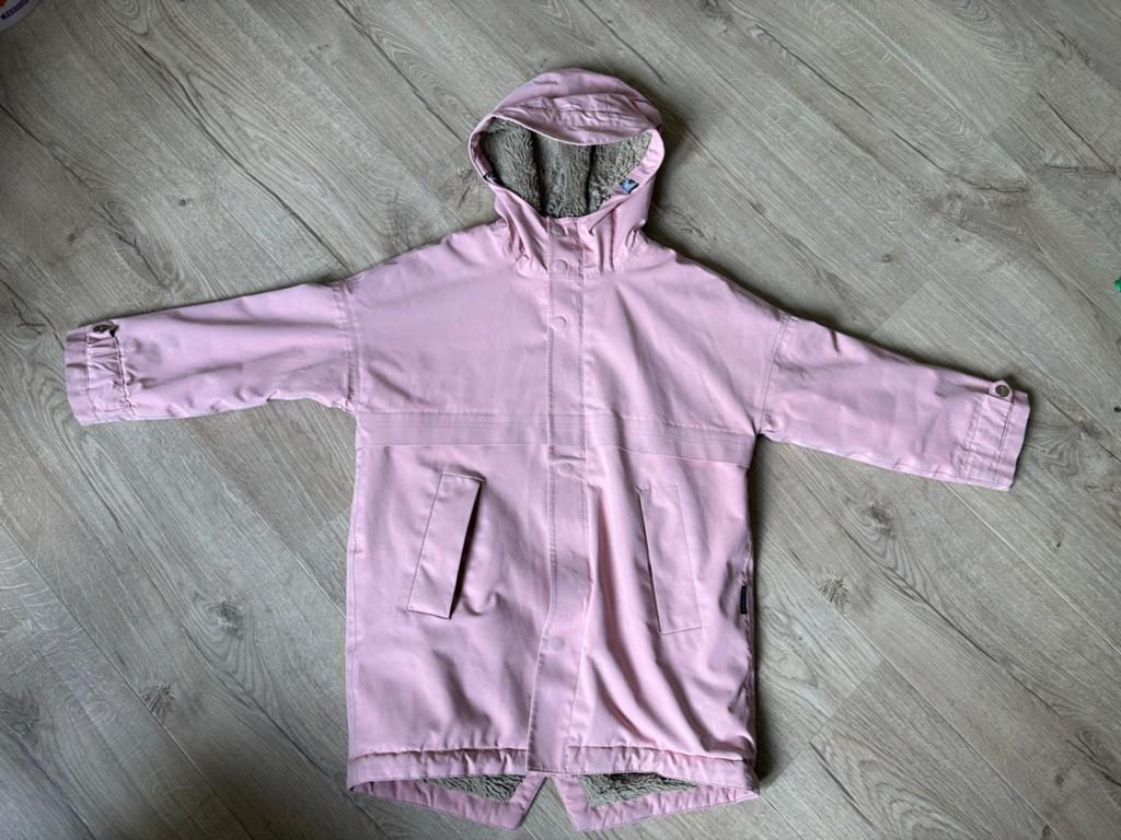 Roze Gosoaky regenjas/winterjas maat 110/116, Ophalen of Verzenden, Gebruikt, Meisje, Jas