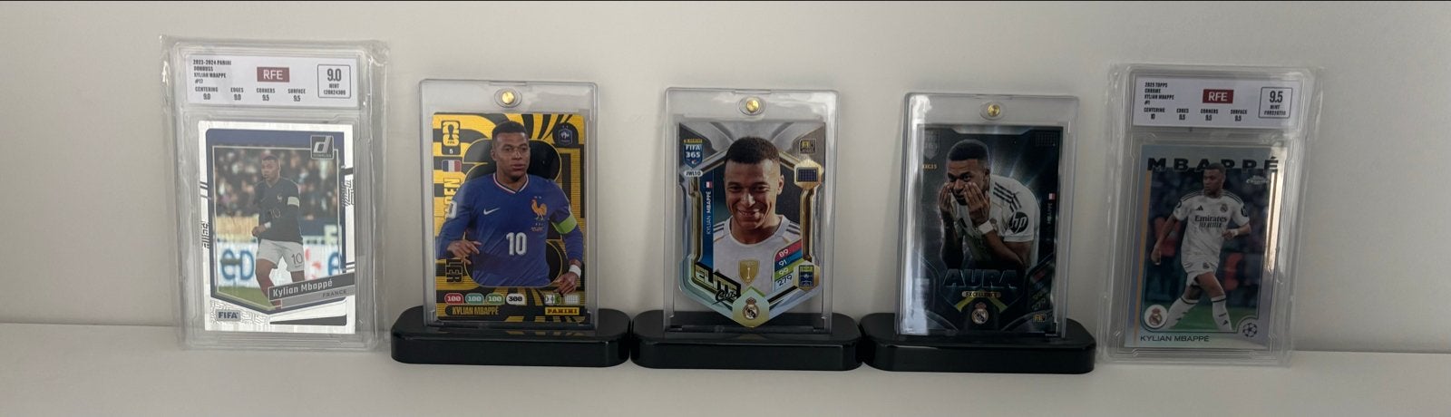 Kylian Mbappé RFE 9.0 & 9.5, Verzamelen, Ophalen of Verzenden, Zo goed als nieuw, Buitenlandse clubs, Spelerskaart