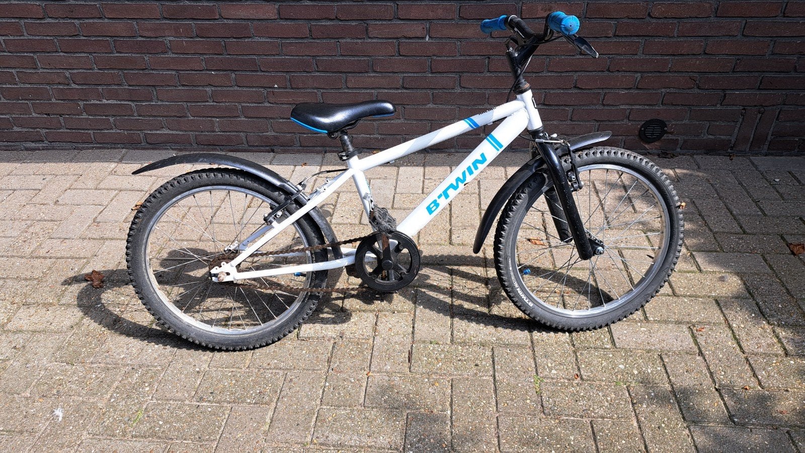 B'twin 20 inch kinderfiets decathlon, Ophalen, 16 tot 20 inch, Staal, Velgrem