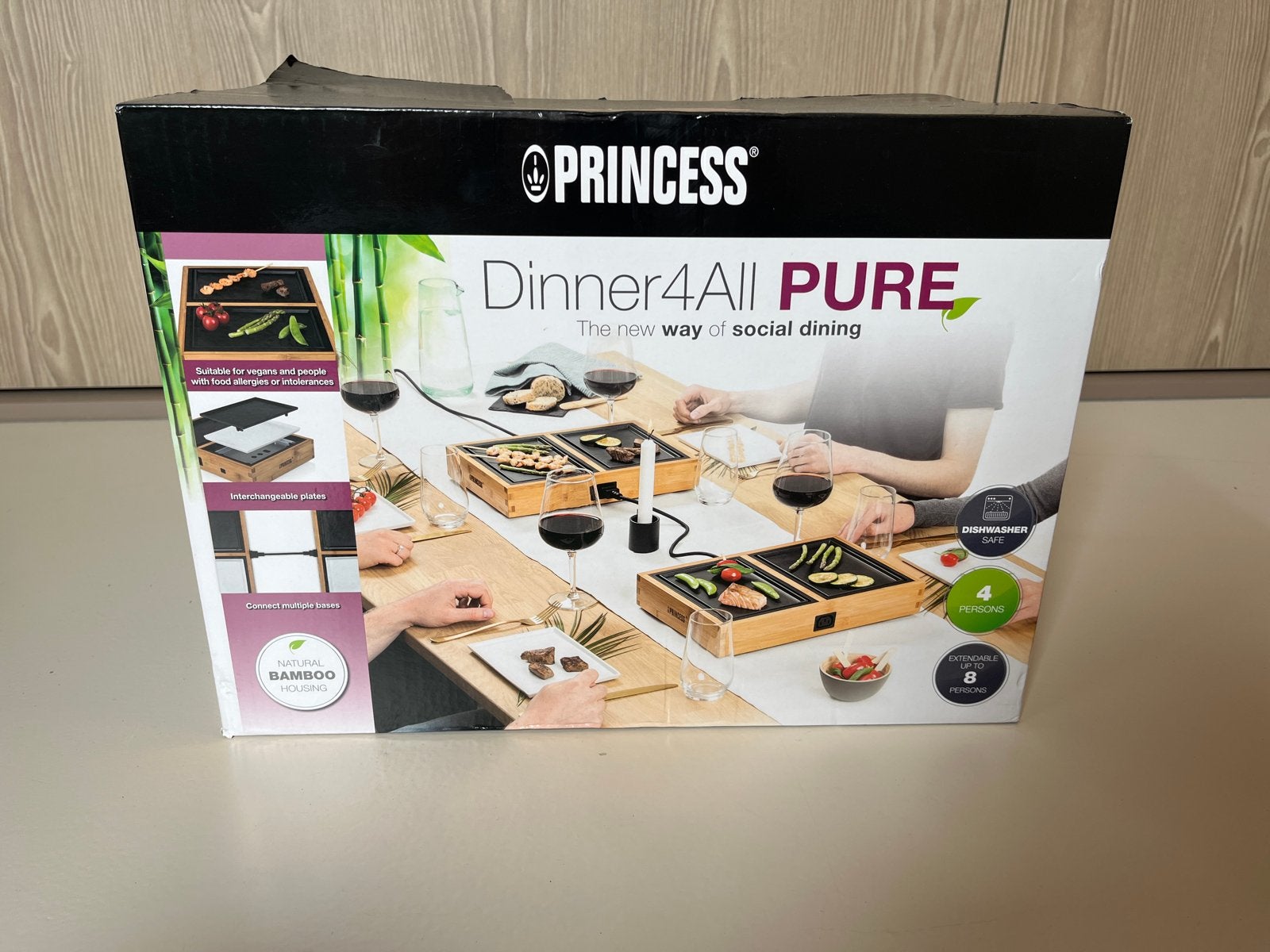 Nieuw in doos Princess Dinner4All  gourmetset 4 personen, Ophalen of Verzenden, Nieuw, 4 t/m 7 personen