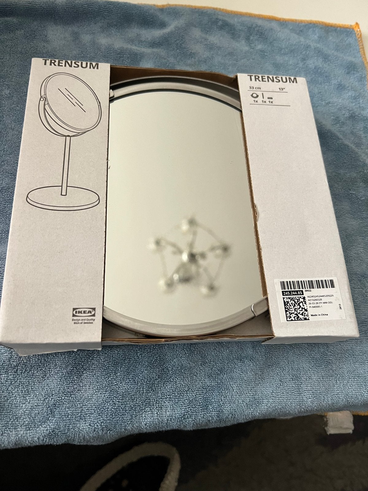 IKEA TRENSSUM Make-up spiegel - Nieuw in verpakking, Minder dan 50 cm, Rond, Nieuw, Ophalen of Verzenden