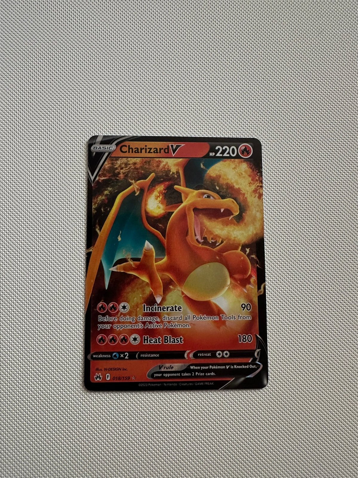 Charizard V, Ophalen, Zo goed als nieuw