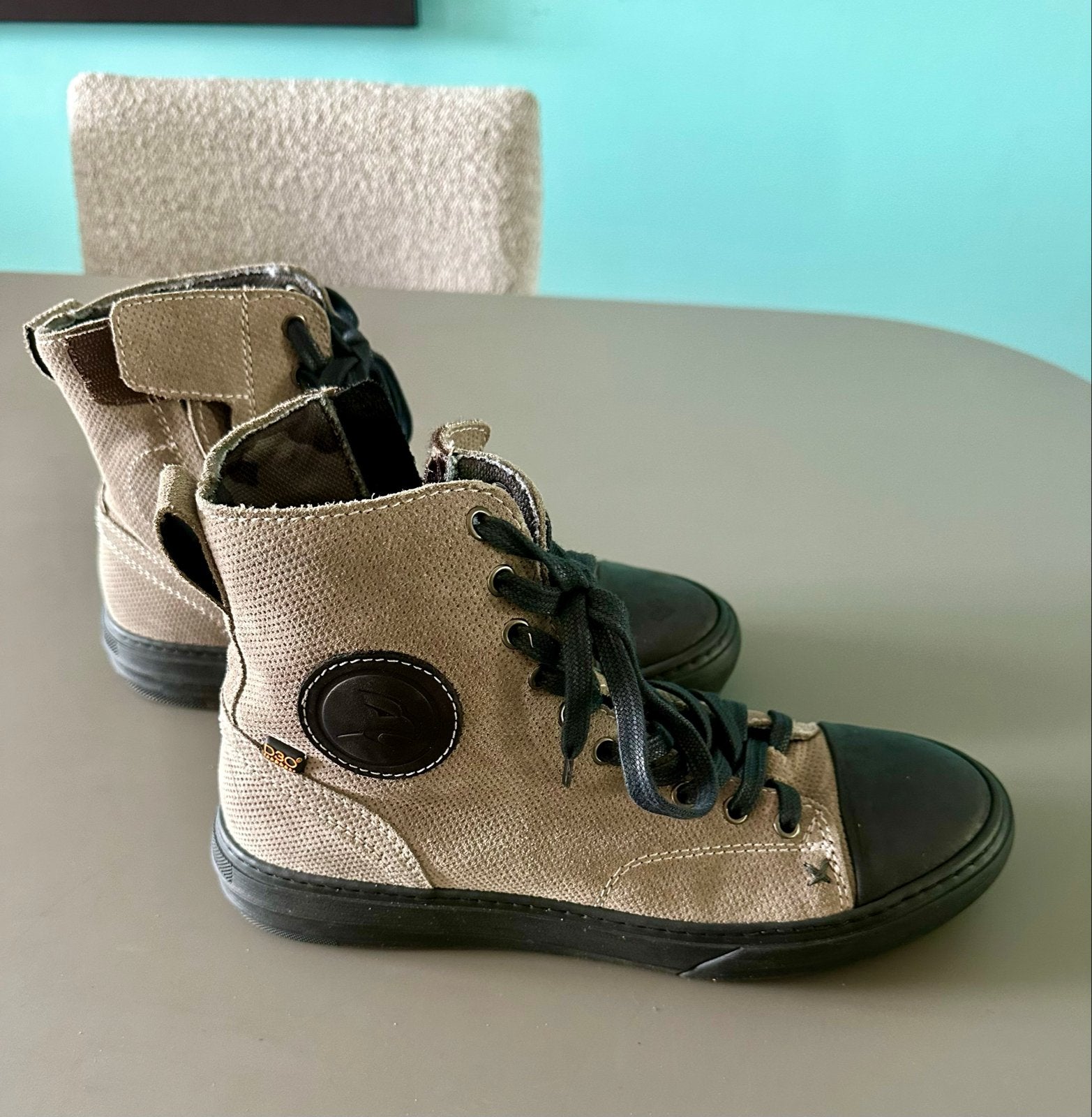 Falco motor sneakers, maat 39 - met protectie-nieuw, Kleding | Heren, Ophalen, Zo goed als nieuw, Bruin, Boots