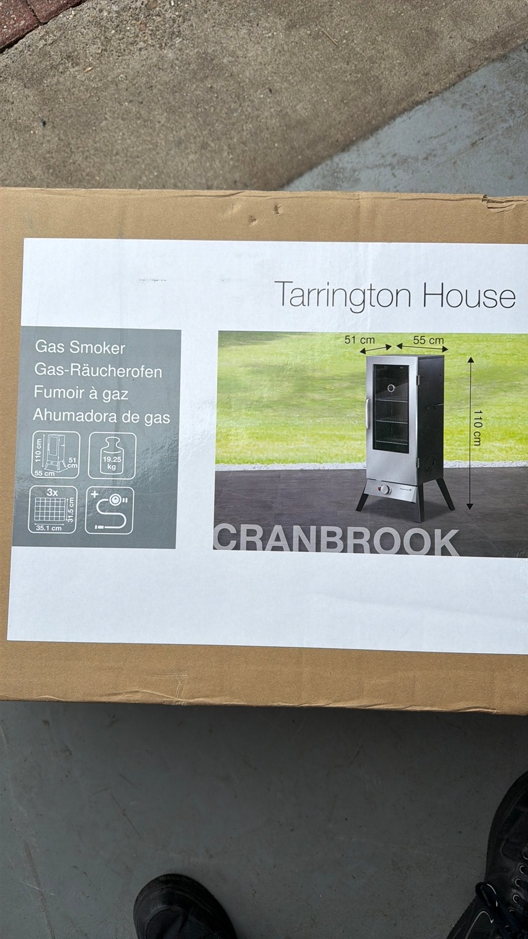 Tarrington House Cranbrook Gas Smoker - Nieuw in doos, Ophalen of Verzenden, Nieuw