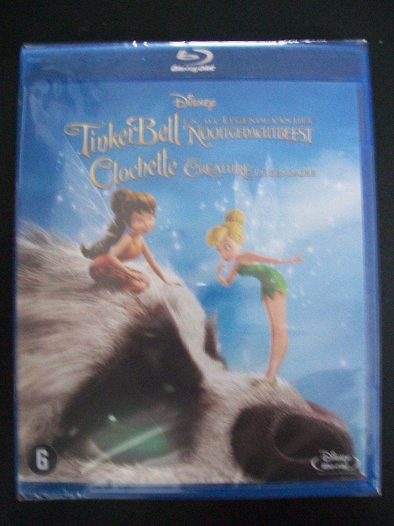 Blu-ray Disney Tinker Bell en NOOITGEDACHTBEEST nog in seal, Verzenden, Nieuw in verpakking, Tekenfilms en Animatie