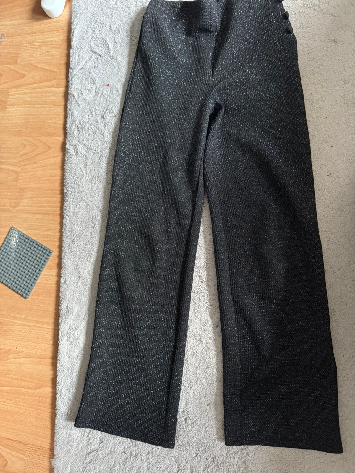Zwarte broek met wijde pijpen, Ophalen, Zo goed als nieuw, Meisje, Broek