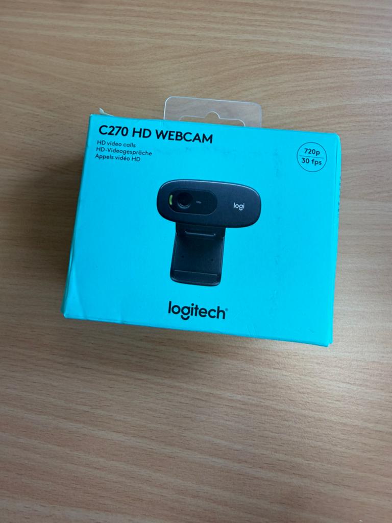 Logitech C270 HD Webcam nieuw, Computers en Software, Webcams, Nieuw, Bedraad, ChromeOS, MacOS, Android, Microfoon, Ophalen of Verzenden