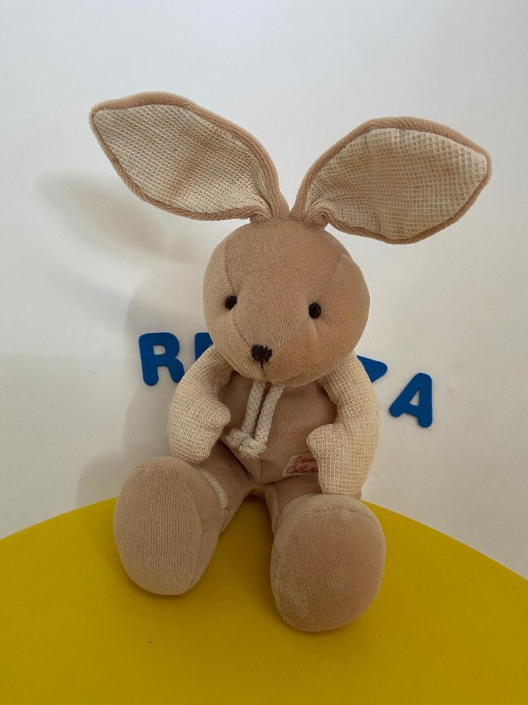 882 tiamo konijn konijntje bruin, Kinderen en Baby's, Ophalen of Verzenden, Zo goed als nieuw, Konijn
