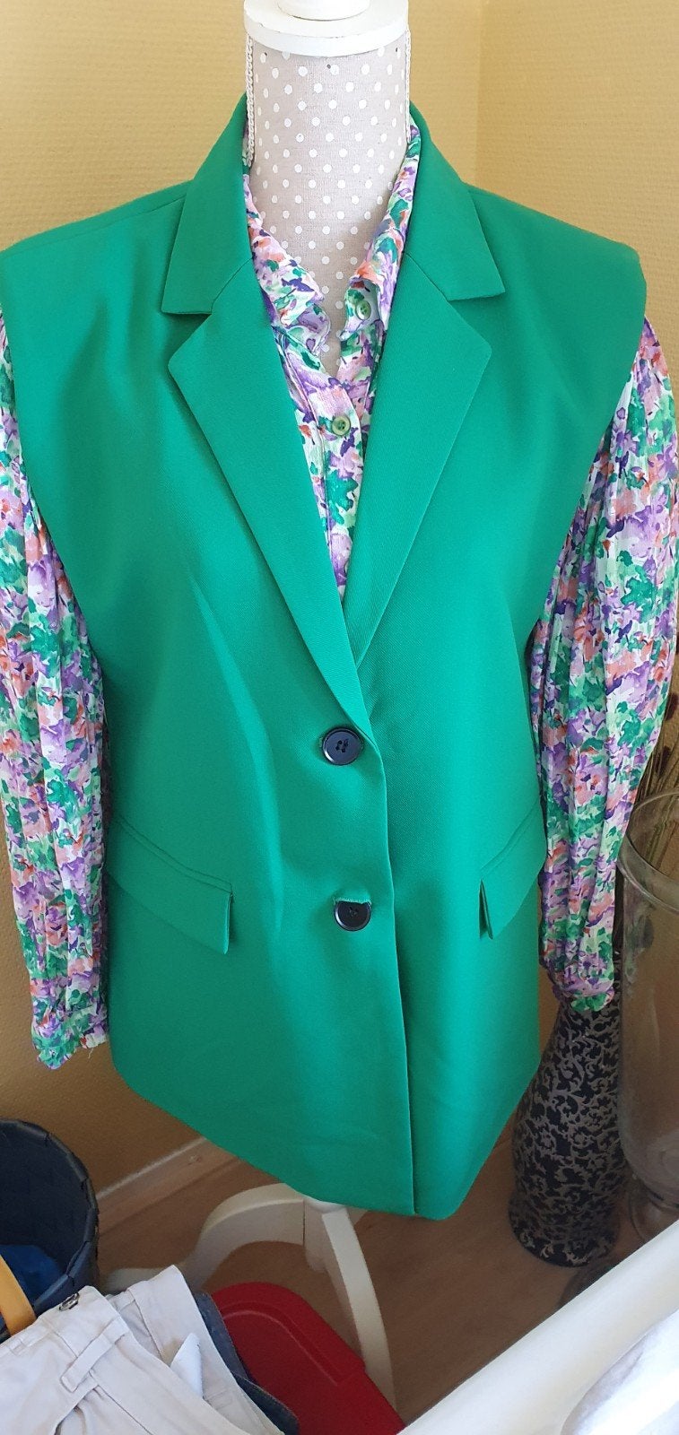 MOOIE SET GILLET MT M BLOUSE MT L VAN YDENCE., Kleding | Dames, Ophalen of Verzenden, Zo goed als nieuw