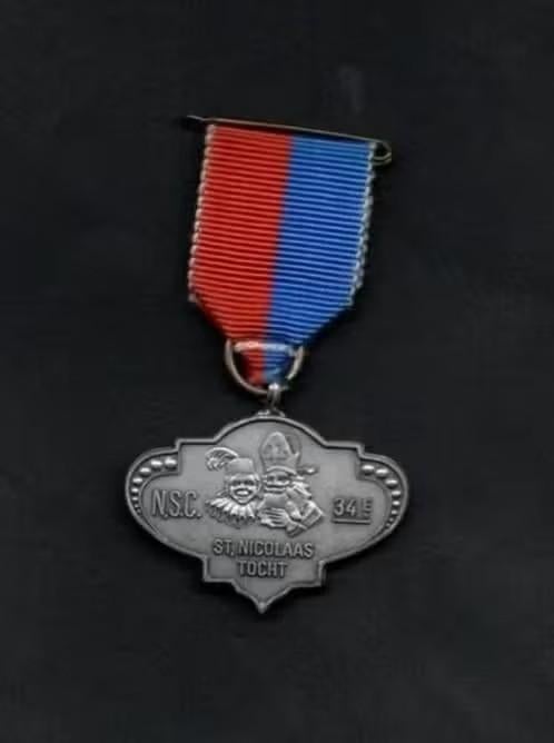 Medaille NSC 34e St. Nicolaastocht Wandelen., Ophalen of Verzenden, Zo goed als nieuw