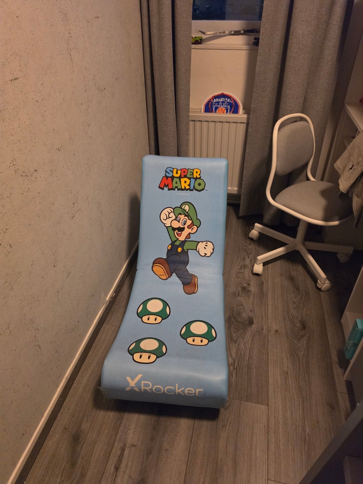X Rocker Super Mario Luigi Gaming Stoel, Inklapbaar, Gebruikt, Overige typen, Nintendo