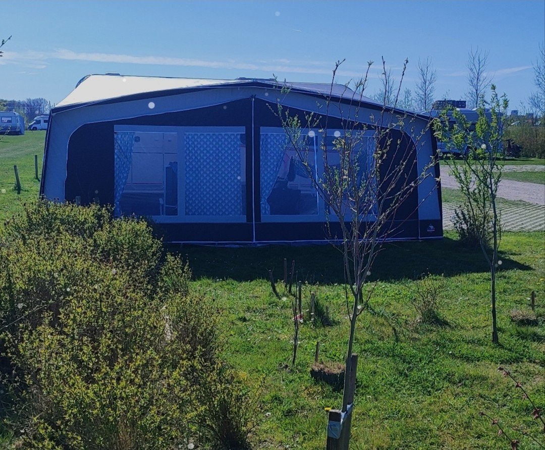 Dorema Monza xl 300 voortent incl stalen frame, Caravans en Kamperen, Ophalen, Nieuw, Ten Cate All Season 240g/m2, Dorema