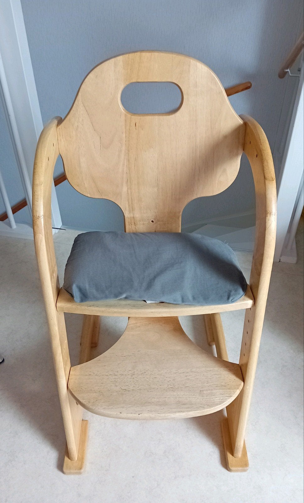 Tiamo Meegroeistoel - Houten Kinderstoel met Kussen, Ophalen, Gebruikt, Meegroeistoel