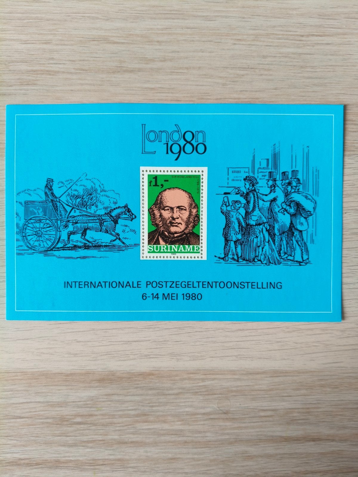 Suriname London 1980 Internationale Postzegeltentoonstelling, Postzegels en Munten, Ophalen of Verzenden