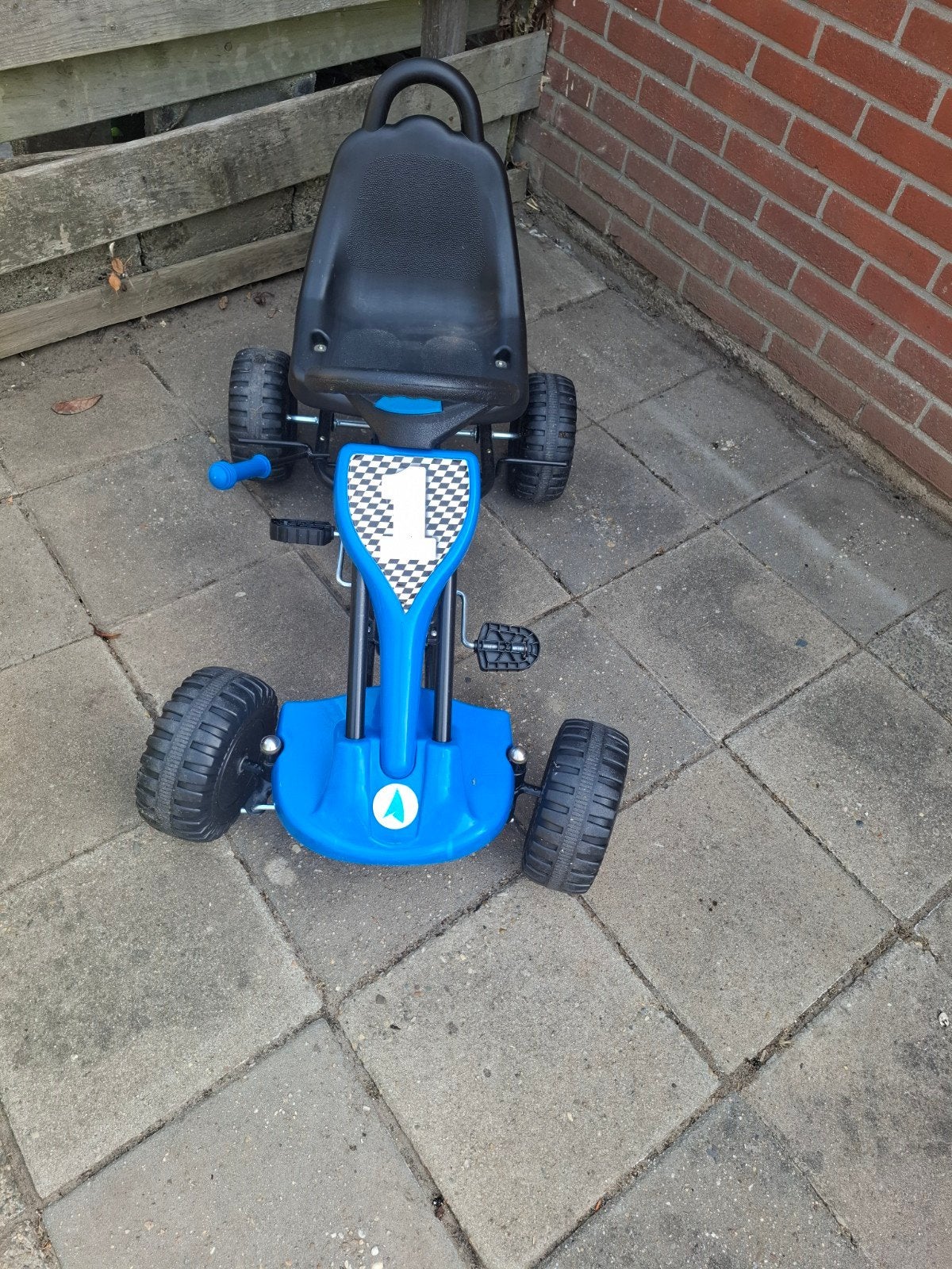 Blauwe skelter, Ophalen, Gebruikt, Trapvoertuig