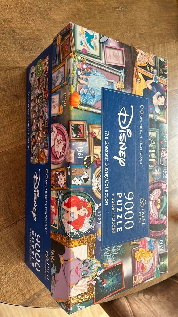 Disney puzzel 9.000 stukjes, Ophalen of Verzenden, Meer dan 1500 stukjes, Zo goed als nieuw