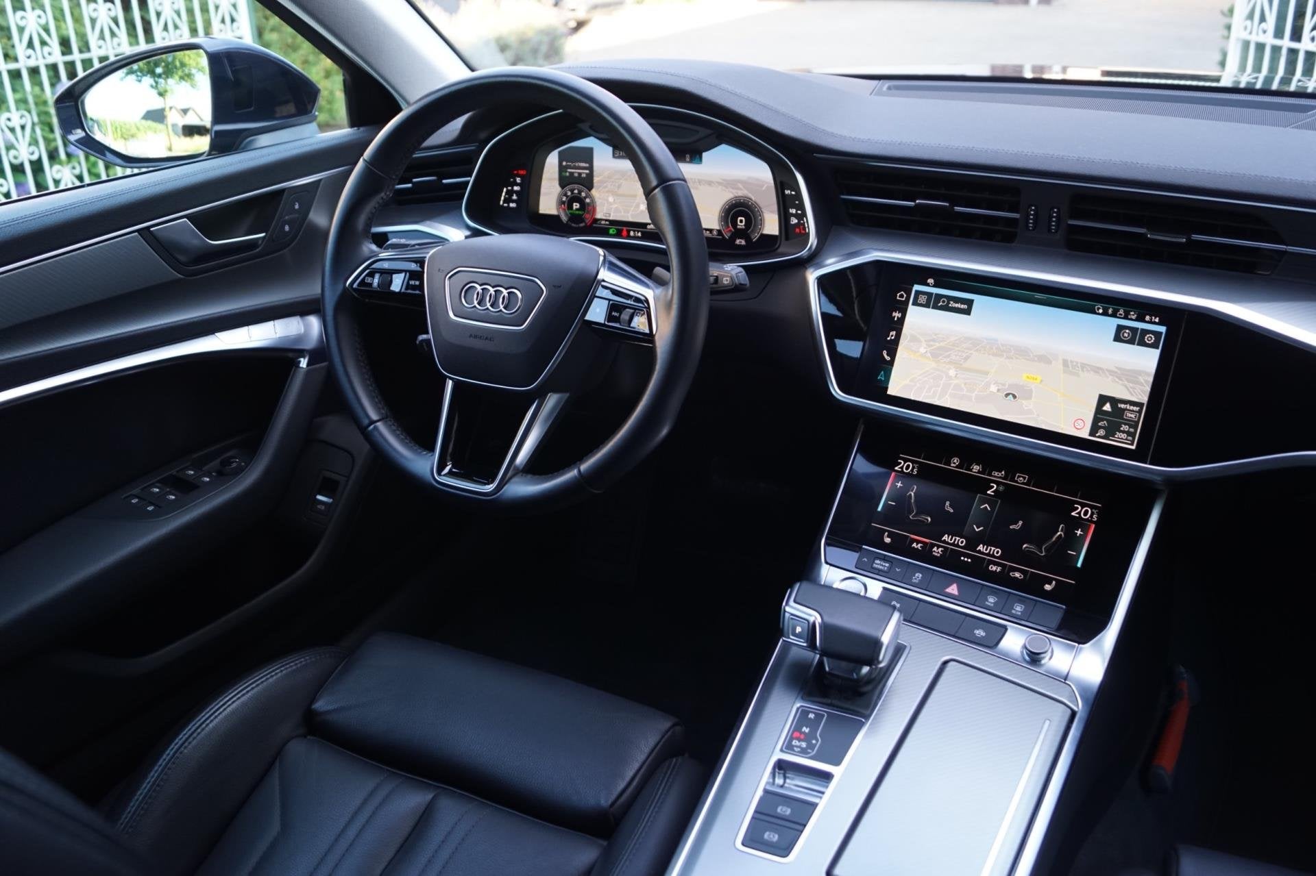 Audi A6 Avant 45 TFSI Sport Lease Edition Autom Leder Xenon, Auto's, Audi, Dealer onderhouden, Gebruikt, 4 cilinders, Blauw