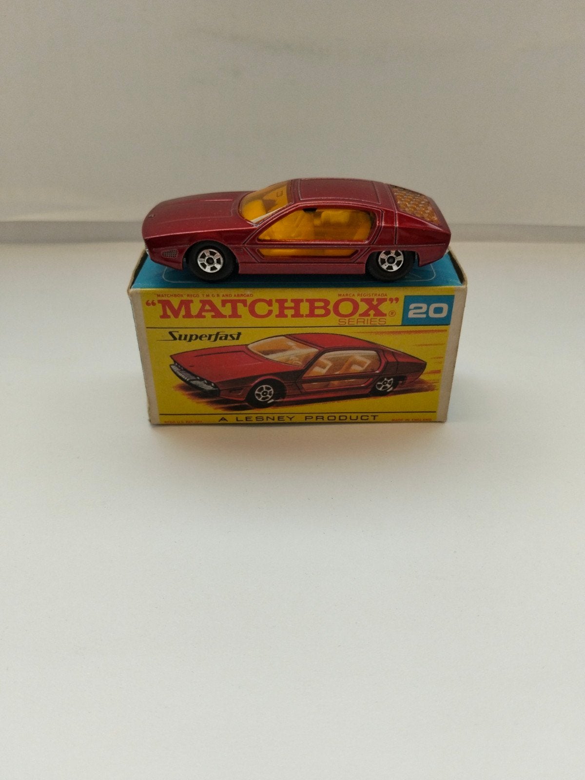 matchbox SUPERFAST nr20 Lamborghini Marzal & F-box.
bieden v, Verzenden, Zo goed als nieuw, Auto