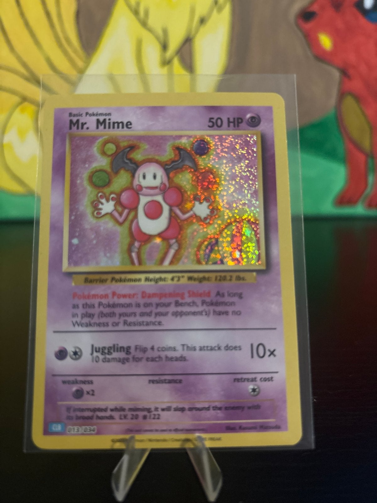 Classic Collection Mr. Mime Pokémon kaart (Foil), Hobby en Vrije tijd, Verzamelkaartspellen | Pokémon, Ophalen of Verzenden, Gebruikt